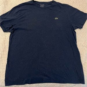 Navy blue LaCoste men T-shirt